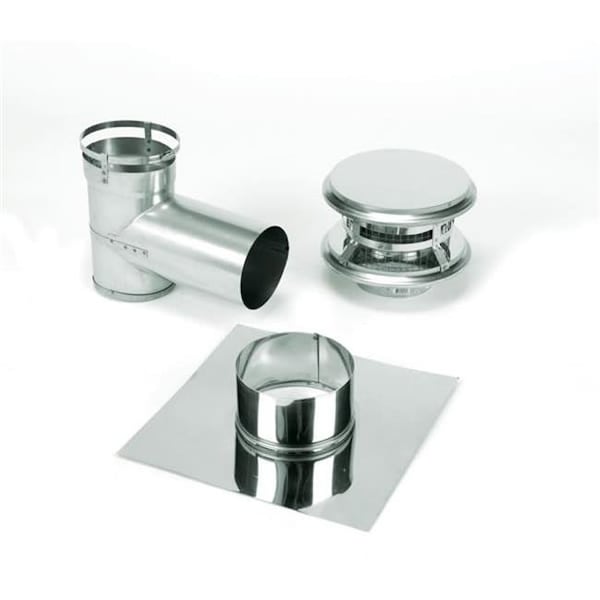 Integra Miltex M & G Duravent 6 Inch DuraFlex All Fuel Component Kit 68236 - main